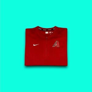 Nike MLB Authentic Collection Arizona Diamondbacks Quarter Zip pullover Size XL